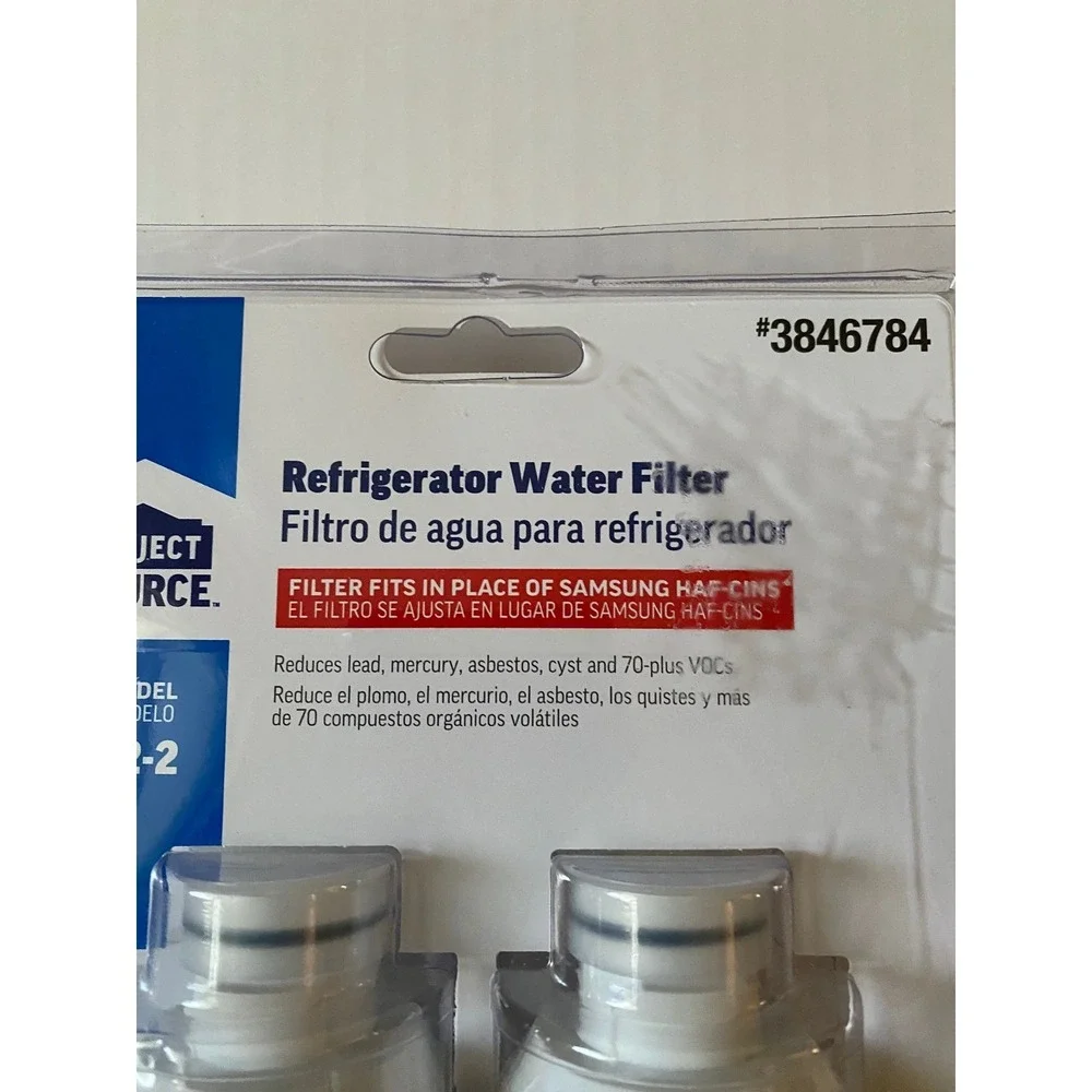 Project Source S-2-2 Refrigerator Water Filter 2-Pack Samsung HAF-CINS 3846784